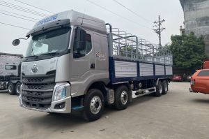 Xe tải chenglong 4 chân 330Hp thùng khung mui